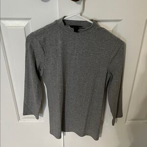 J. Crew Gray Long Sleeve Top